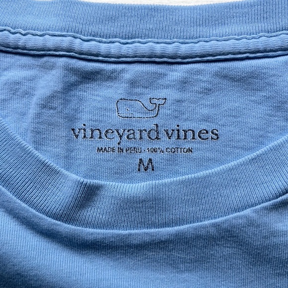 Vineyard Vines Men’s LS vintage whale pocket tee - Picture 7 of 8
